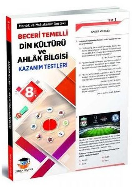 8. Sınıf Beceri Temelli Din Kültürü ve Ahlak Bilgisi Kazanım Testleri