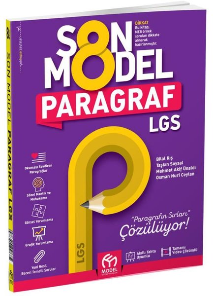 8.Sınıf LGS Son Model Paragraf Soru Bankası