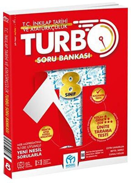 8. Sınıf Turbo T.C. İnkılap Tarihi ve Atatürkçülük Soru Bankası