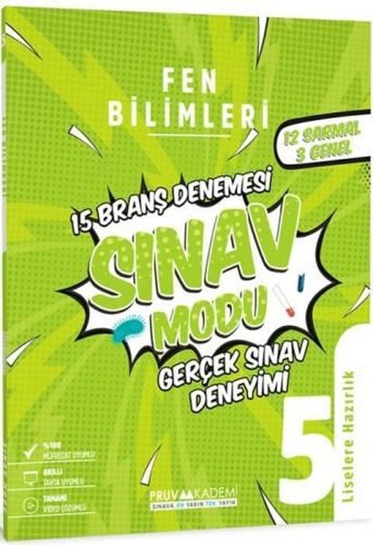 5. Sınıf Fen Bilimleri Sınav Modu 15 Deneme