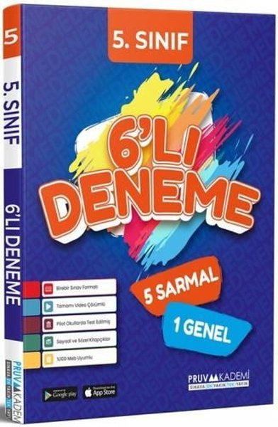 5. Sınıf Tüm Dersler 6'lı Deneme