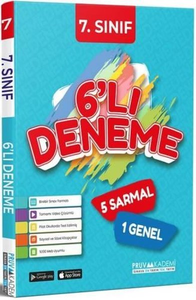 7. Sınıf Tüm Dersler 6'lı Deneme