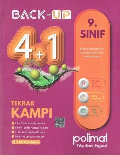 9. Sınıf Back-Up 4+1 Kamp Kitabı