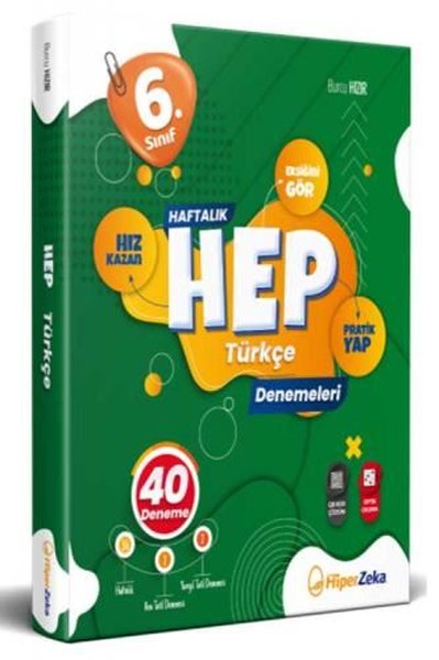 6. Sınıf Haftalık HEP Türkçe 40 Deneme