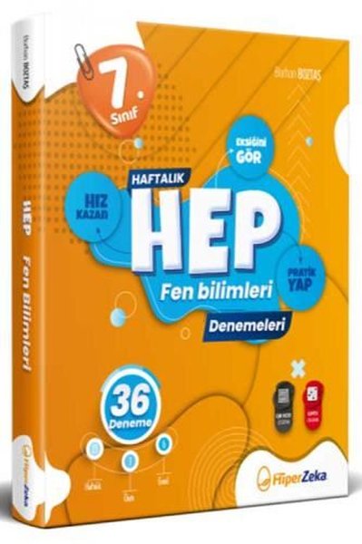 7. Sınıf Haftalık HEP Fen Bilimleri 36 Deneme