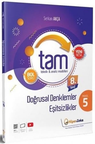 8. Sınıf Matematik TAM Teknik Analiz Modülleri 5 Doğrusal Denklemler