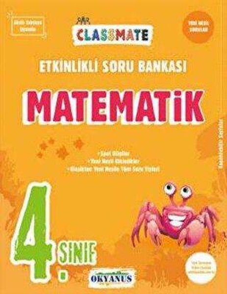 4. Sınıf Classmate Matematik Etkinlikli Soru Bankası