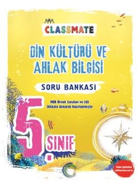 5. Sınıf Classmate Din Kültürü Ve Ahlak Bilgisi Soru Bankası