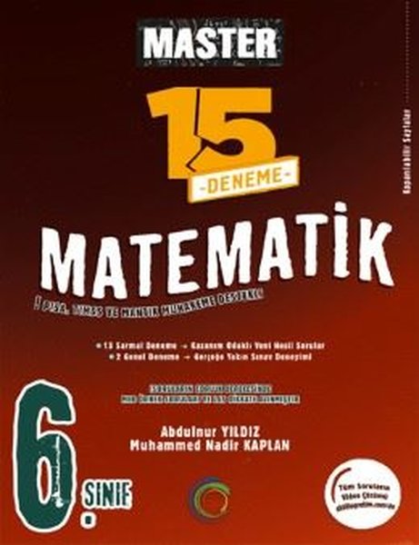 6. Sınıf Master 15 Matematik Denemesi