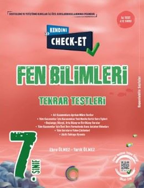 7. Sınıf Kendini Check - Et Fen Bilimleri Tekrar Testleri