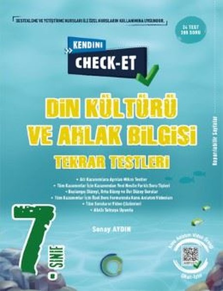 7. Sınıf Kendini Check - Et Din Kültürü Ve Ahlak Bilgisi Tekrar Testleri