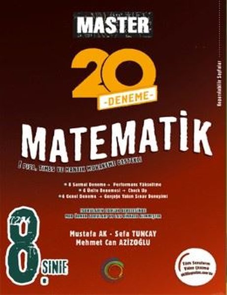 8. Sınıf Master 20 Matematik Denemesi