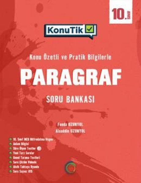 10. Sınıf KonuTik Paragraf Soru Bankası