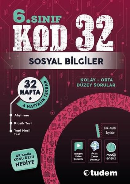 6. Sınıf Sosyal Bilgiler KOD 32