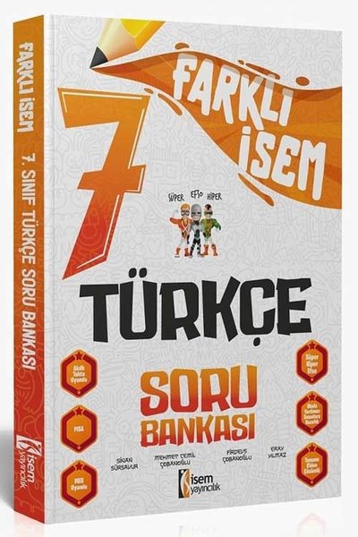 2024 7.Sınıf Türkçe Farklı İsem Soru Bankası