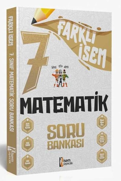 2024 7.Sınıf Matematik Farklı İsem Soru Bankası