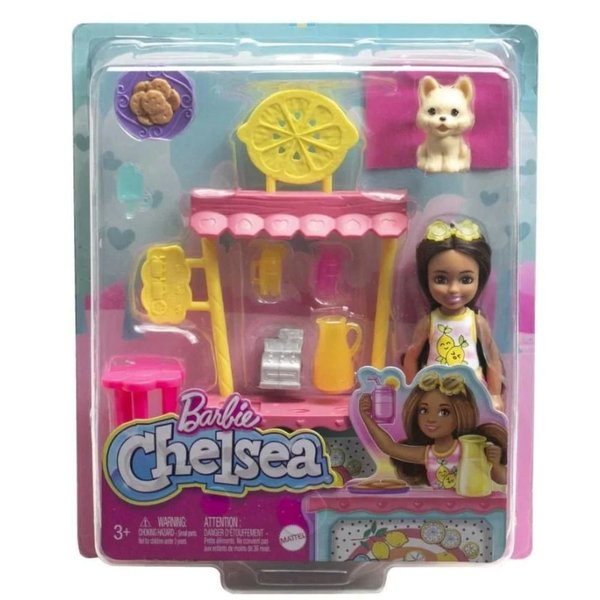 Barbie Chelsea Limonata Standı ve Oyuncak Bebek HNY60