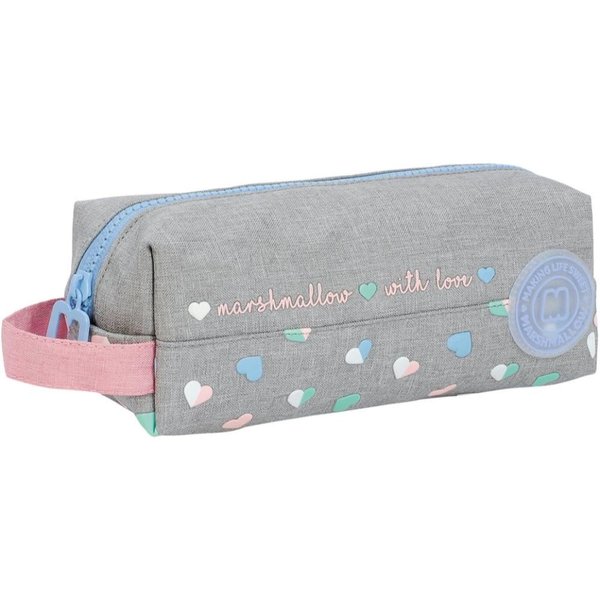 Marshmallow PENCIL CASE WITH LOVE HEARTS 64595