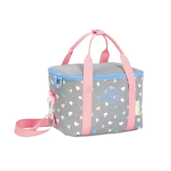 Marshmallow LUNCH BAG WITH LOVE HEARTS 64596