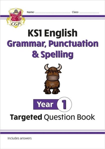 KS1 English Year 1 Grammar Punctuation & Spelling Targeted Question Book (with Answers)