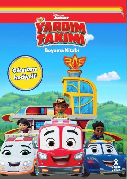 Disney Junior - Yardım Takımı Boyama Kitabı - Çıkartma Hediyeli!