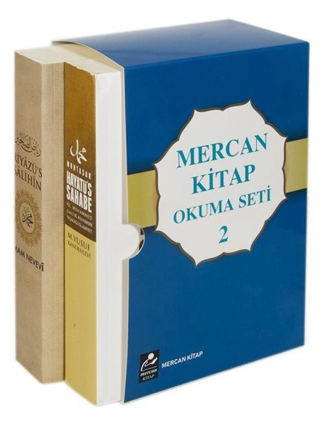 Mercan Okuma Seti 2 - Muhtasar Hayatü's - Sahabe ve Riyazü's Salihin - 2 Kitap Kutulu Set