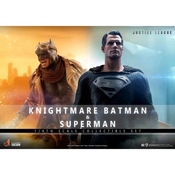 Hot Toys Knightmare Batman and Superman Sixth Scale Figure Set