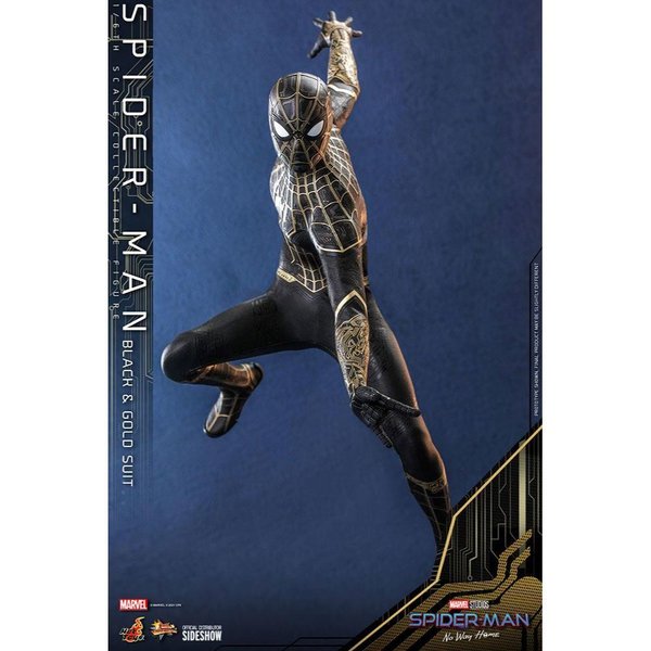 Hot Toys Spider-Man (Black & Gold Suit) Sixth Scale Figure