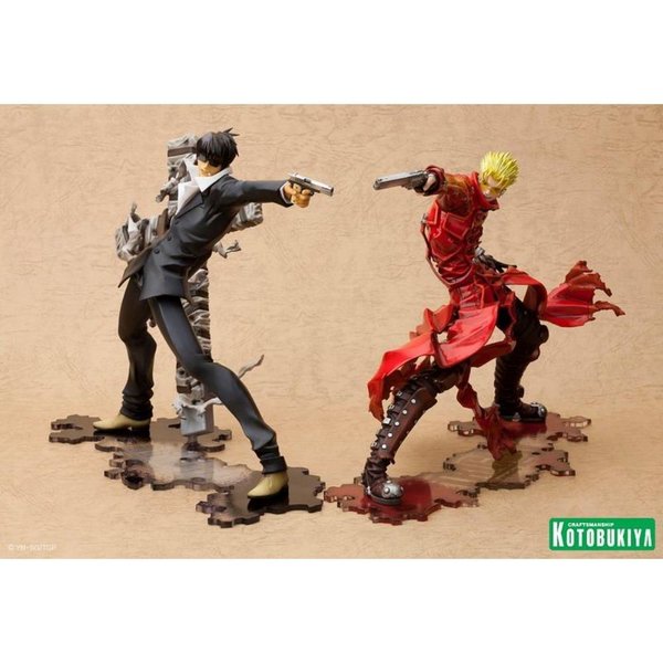 Kotobukiya Trigun Badlands Rumble ArtFX 2 Pack Statue Set