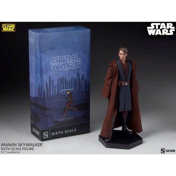 Sideshow Collectibles Obi-Wan Kenobi & Anakin Skywalker TCW Sixth