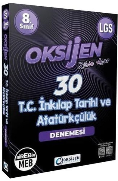 8. Sınıf T.C. İnkılap Tarihi ve Atatürkçülük 30'lu Deneme