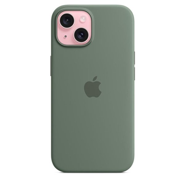 iPhone 15 için MagSafe özellikli Silikon Kılıf - Selvi - MT0X3ZM/A