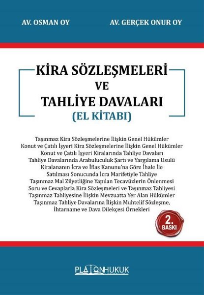 Kira Sözleşmeleri ve Tahliye Davaları - El Kitabı