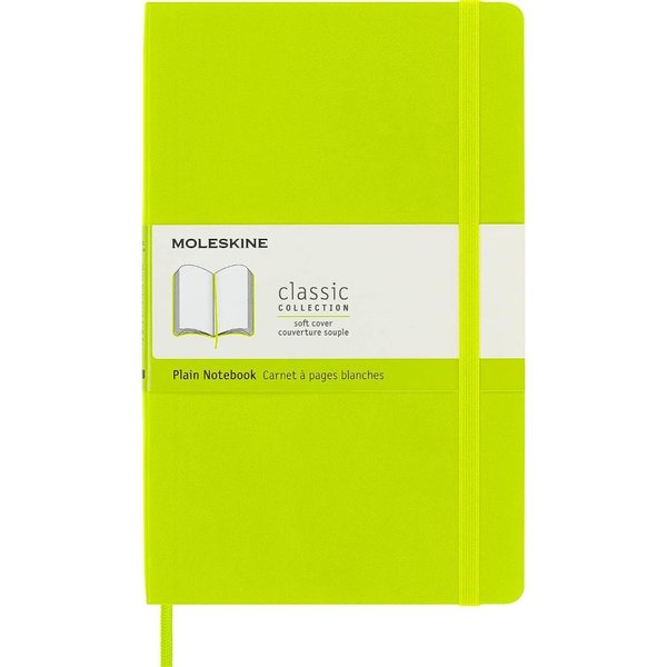 Moleskine Notebook Lg Pla Soft Lemon Green