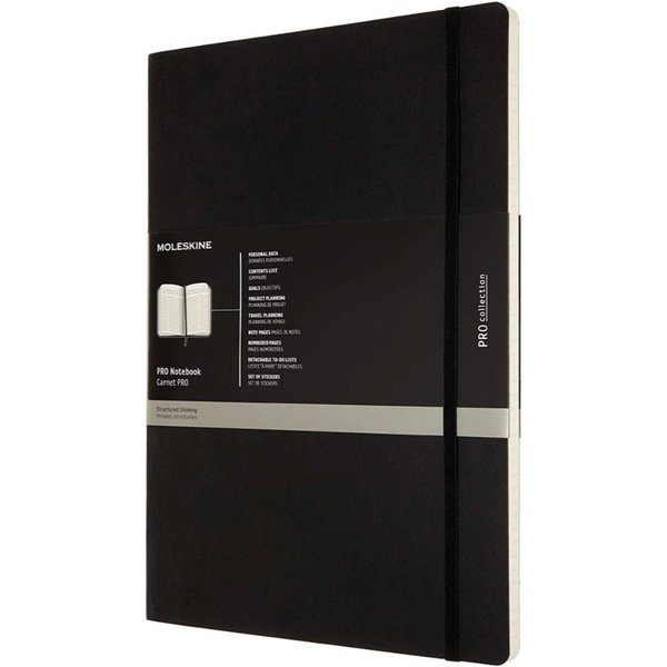 Moleskine Pro Notebook A4 Soft Black