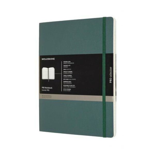 Moleskine Pro Notebook Xl Soft Forest Green