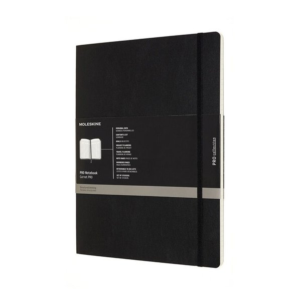 Moleskine Pro Notebook Xxl Soft Black