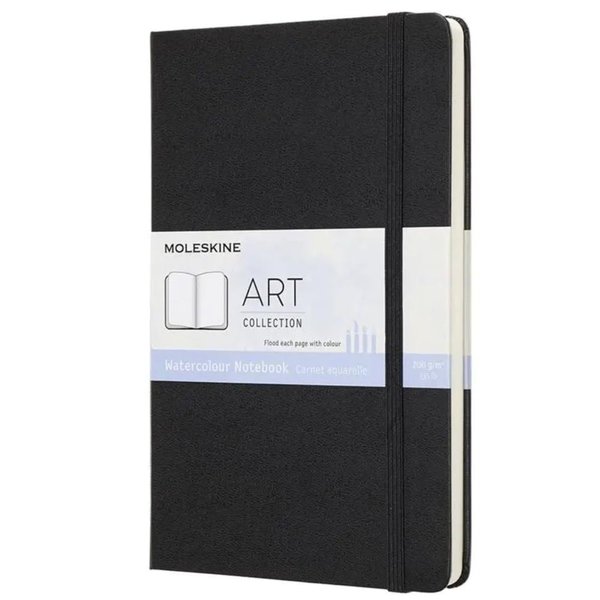 Moleskine Art Watercolor Portraıt Lg Blk