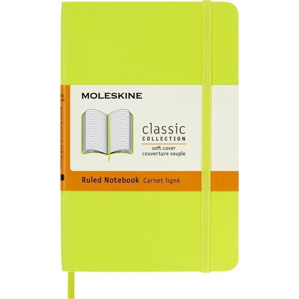 Moleskine Notebook Pk Rul Soft Lemon Green