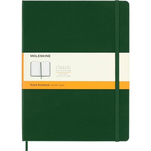 Moleskine Notebook Xl Rul Myrtle Green Hard