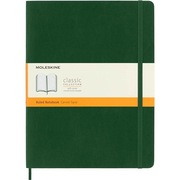 Moleskine Notebook Xl Rul Myrtle Green Soft