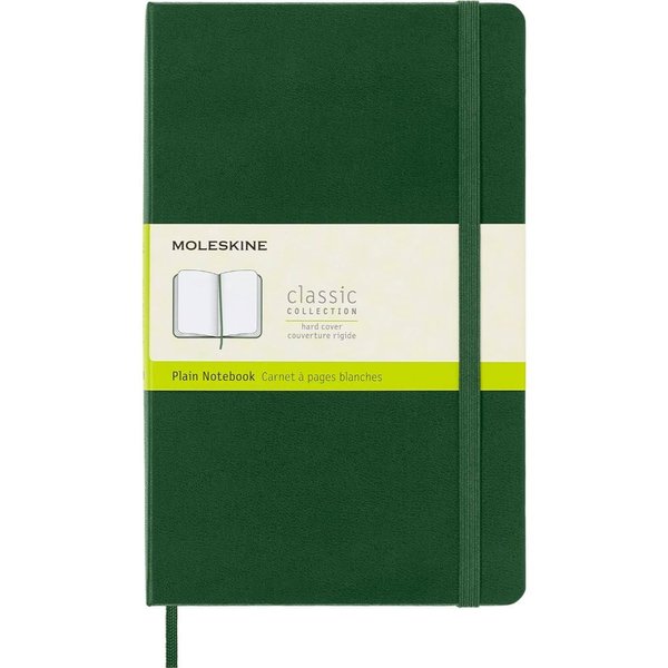 Moleskine Notebook Lg Pla Myrtle Green Hard