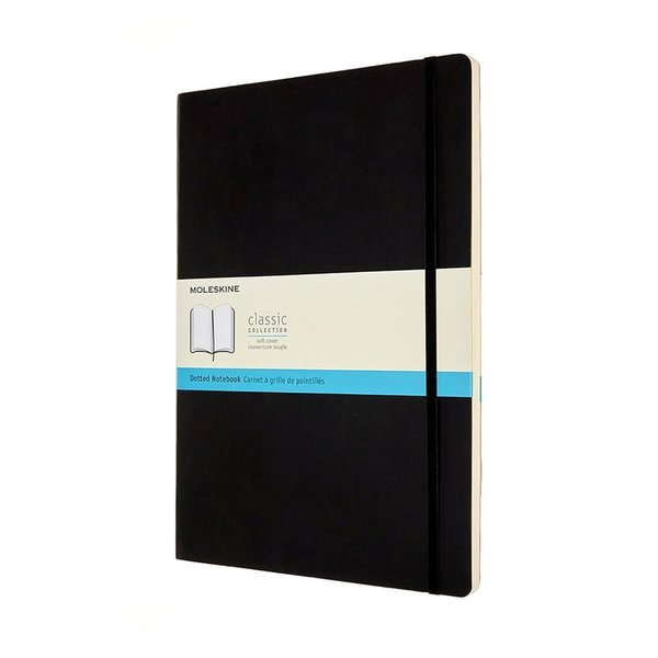 Moleskine Notebook A4 Dot Blk Soft