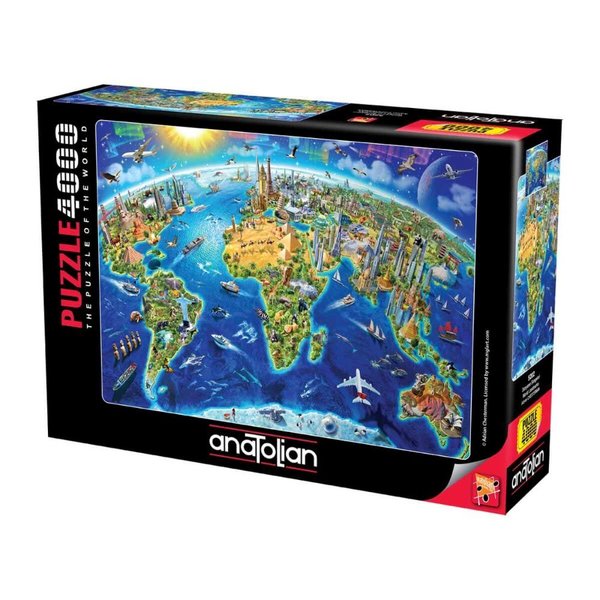 Anatolian Dünyanın Simgeleri 4000 Parça Puzzle