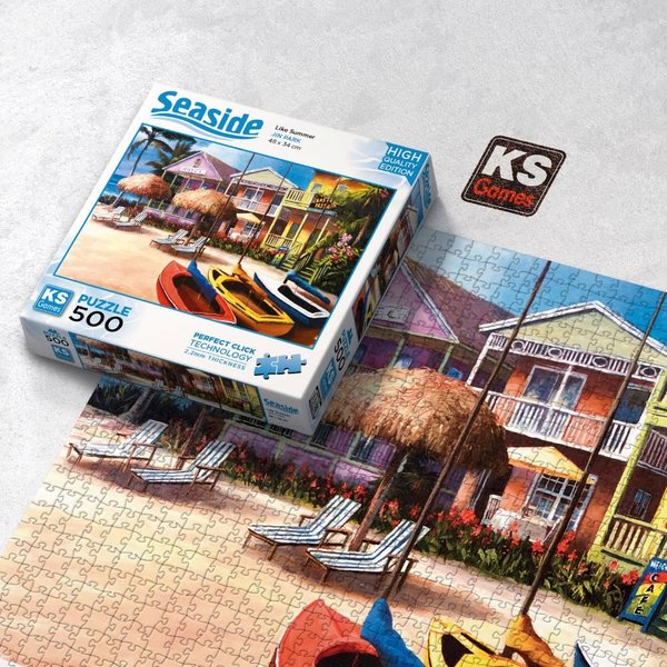 Ks Games Puzzle 500 Parça Welcome to Beach