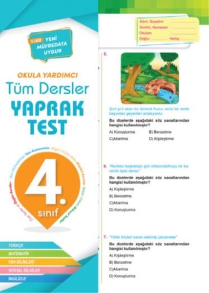 4.Sınıf Tüm Dersler Yaprak Test - Okula Yardımcı