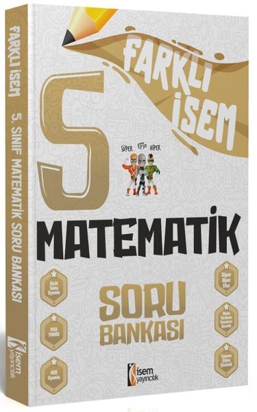 2024 5.Sınıf Matematik Farklı İsem Soru Bankası