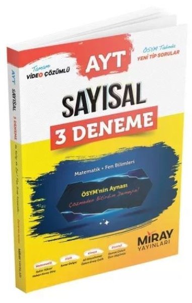 AYT Sayısal 3 Deneme Matematik-Fen Bilimleri