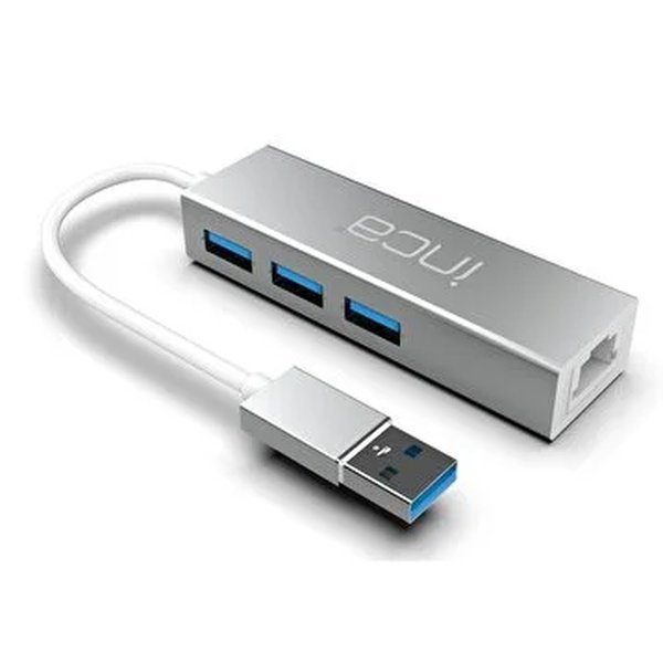 Inca Usb Hubx4 Usb 3.0 Ethernet Rj-45 Multıplexer