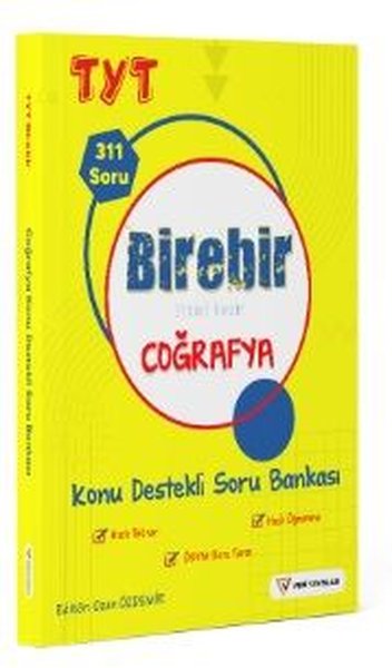 TYT Coğrafya Birebir Konu Destekli Soru Bankası